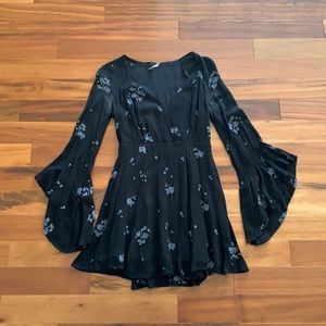 Floral black dress from Free People